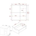 Ver imagem 4 de Gabinete Banheiro 60Cm Mármore Branco