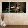 Quadro Canvas 68x126 Lampião Retrô e Livros - 2