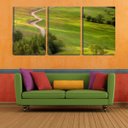 Ver imagem 1 de Quadro canvas 68x126 estrada de areia no campo