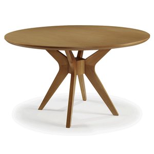 Mesa de Jantar Redonda 135cm Madeira 6 Lugares Orion - Imbuia