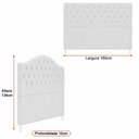 Ver imagem 3 de Cabeceira para Cama Box Queen 160cm Balence Linho Cinza - Sallar Home