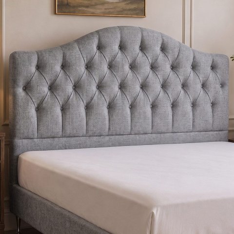 Cabeceira para Cama Box Queen 160cm Balence Linho Cinza - Sallar Home