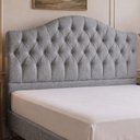 Ver imagem 1 de Cabeceira para Cama Box Queen 160cm Balence Linho Cinza - Sallar Home