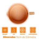 Ver imagem 5 de Leiteira de Indução Revestimento Antiaderente Cerâmica Bege 1,7l - Lyor