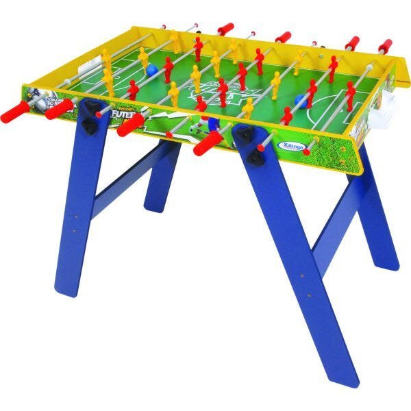 Jogo Futebol Infantil De Mesa Pebolim Manual Campo Botao