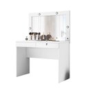 Ver imagem 1 de Penteadeira Camarim Capricho Jcm Movelaria Branco