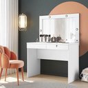 Ver imagem 2 de Penteadeira Camarim Capricho Jcm Movelaria Branco