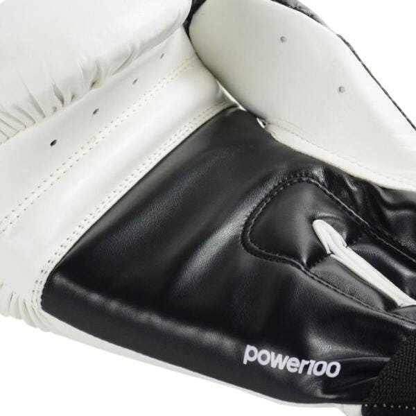 Luva Boxe Adidas Power 100 Colors - Branco - 16oz - 4