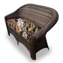 Ver imagem 4 de Conjunto Bali - 1 Sofá 2 L + 2 Poltronas + 1 Mesa Centro - Rivieira Marron