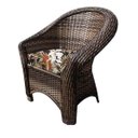Ver imagem 2 de Conjunto Bali - 1 Sofá 2 L + 2 Poltronas + 1 Mesa Centro - Rivieira Marron
