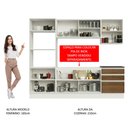 Ver imagem 6 de Armário de Cozinha Completa 100% MDF 250cm Branco/Rustic Acordes Madesa XA01