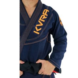 Kimono Jiu-Jitsu Adulto Kvra Shadow - Azul Marinho - A1 - 4