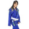 Kimono Jiu-Jitsu Feminino Kvra Shadow - Azul - F0 - 3