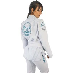 Kimono Jiu-Jitsu Feminino Kvra Shadow - Branco - F3 - 3