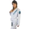 Kimono Jiu-Jitsu Feminino Kvra Shadow - Branco - F4 - 2