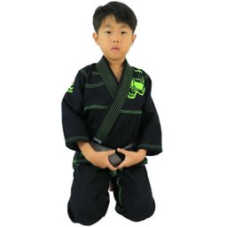Kimono Jiu-Jitsu Infantil Kvra Alfa - Preto - M3 - 3