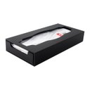 Ver imagem 5 de Toalheiro Clássico Largo Em Acrílico Preto + Toalhas Relevo Centauri Acrílicos TCL-P-TR