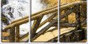 Ver imagem 1 de Quadro canvas 68x126 ponte de pinheiro na cachoeira