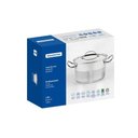Ver imagem 2 de Caçarola Tramontina Professional Rasa em Aço Inox Fundo Triplo com Tampa Plana 20 Cm 2,9 L