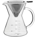Ver imagem 1 de Kanne Cafeteira com Filtro 14x15x11cm 400ml Borosilicato Transp