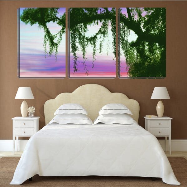Quadro canvas 68x126 barba de velho na árvore - 2