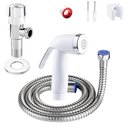 Ver imagem 1 de Ducha Higienica Metal Abs Cromado Banheiro 1/4 Volta