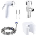 Ver imagem 2 de Ducha Higienica Metal Abs Cromado Banheiro 1/4 Volta