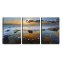 Ver imagem 1 de Quadro canvas 68x126 sol entre nuvens no mar