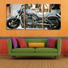 Quadro canvas 68x126 moto robusta parada - 1