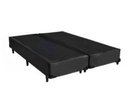 Ver imagem 2 de Cama Box Bipartido Casal Preto + Colchão Espuma D23 138x188x8