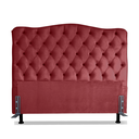 Ver imagem 2 de Cabeceira para Cama Box Solteiro 0,9 m Realeza:Suede Marsala