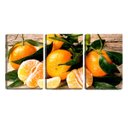 Ver imagem 1 de Quadro canvas 68x126 gomos amarelos de tangerinas