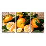 Quadro canvas 68x126 gomos amarelos de tangerinas - 1