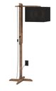 Ver imagem 2 de Luminária De Chão Articulável Abajur Flexível Quarto/sala/ha:Preto