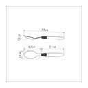 Ver imagem 4 de Kit 6 Colher Cha Tramontina Ipanema Inox Vermelho