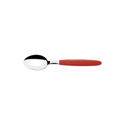 Kit 6 Colher Cha Tramontina Ipanema Inox Vermelho