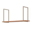 Ver imagem 1 de Prateleira de Cozinha Suspensa Divina 125cm Cinamomo - Mgm