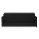 Ver imagem 7 de Sofá Cama 3 Lugares 2,00m Agnes Suede Preto Adonai Estofados