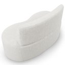 Ver imagem 7 de Sofá 2 Lugares 140cm Orgânico para Sala de Estar Living Larissa L02 Bouclê Branco - Lyam Decor