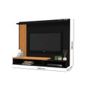 Ver imagem 6 de Painel Para TV até 52 Polegadas Intense Ripado com Prateleira - Móvebrinque