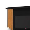 Painel Para TV até 52 Polegadas Intense Ripado com Prateleira - Móvebrinque - 3