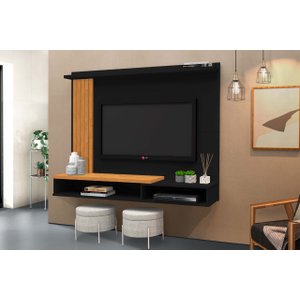 Painel Para TV até 52 Polegadas Intense Ripado com Prateleira - Móvebrinque