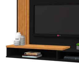 Painel Para TV até 52 Polegadas Intense Ripado com Prateleira - Móvebrinque - 4