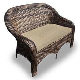 Conjunto Caribe 2 Poltronas + Sofá + Mesa Oval - Duna Deserto - 2