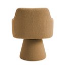 Ver imagem 6 de Cadeira de Jantar e Estar Living Jade Giratória Bouclé Camel - Nexta Casa