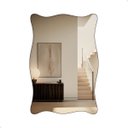 Ver imagem 1 de Espelho do Pinterest Grande Orgânico 44x64cm - Mod. Paris Caramelo