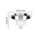 Ver imagem 2 de Lâmpada Led Nordecor Ar111 Dimerizável 12w Gu10 Alto Irc 95 127v 2700k Luz Amarela