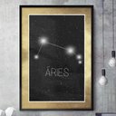 Ver imagem 1 de Quadro Decorativo Signo Constelação Áries-24x34Cm