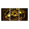 Quadro canvas 68x126 gota dourada vórtice - 2