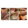 Quadro canvas 68x126 carne de peixe com tempero verde - 1